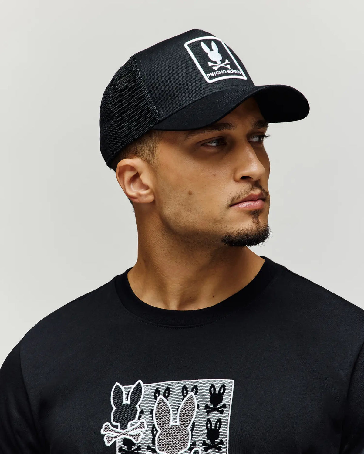 PSYCHO BUNNY - Adamo Bunny Trucker Cap