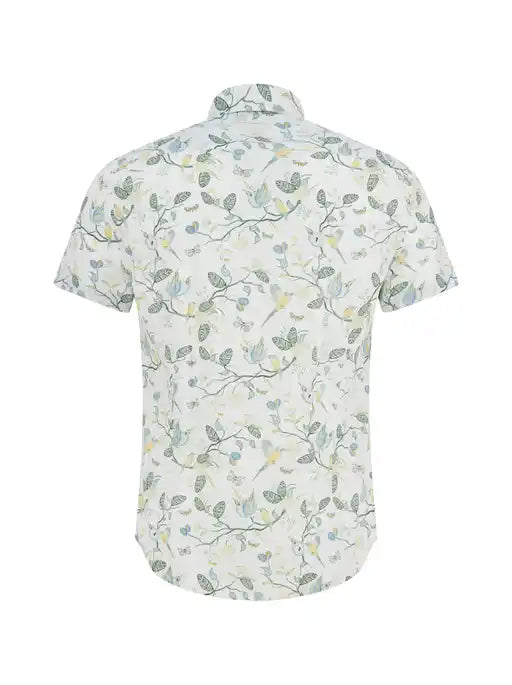 A FISH NAMED FRED - Birdy Blooms Short Sleeve Shirt