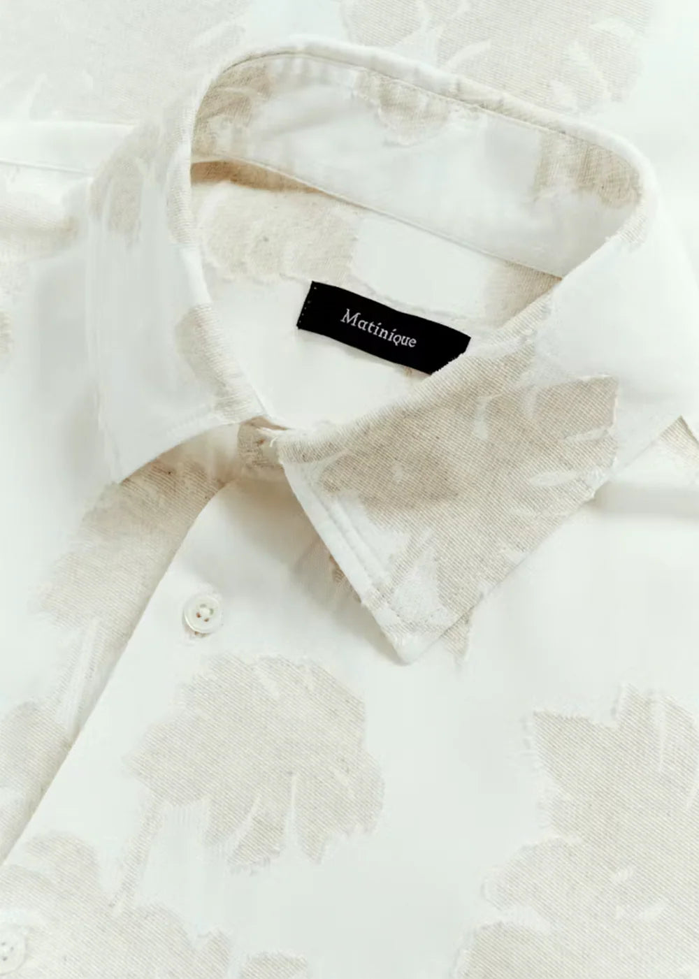 MATINIQUE - Klampo Short Sleeve Shirt in Fog