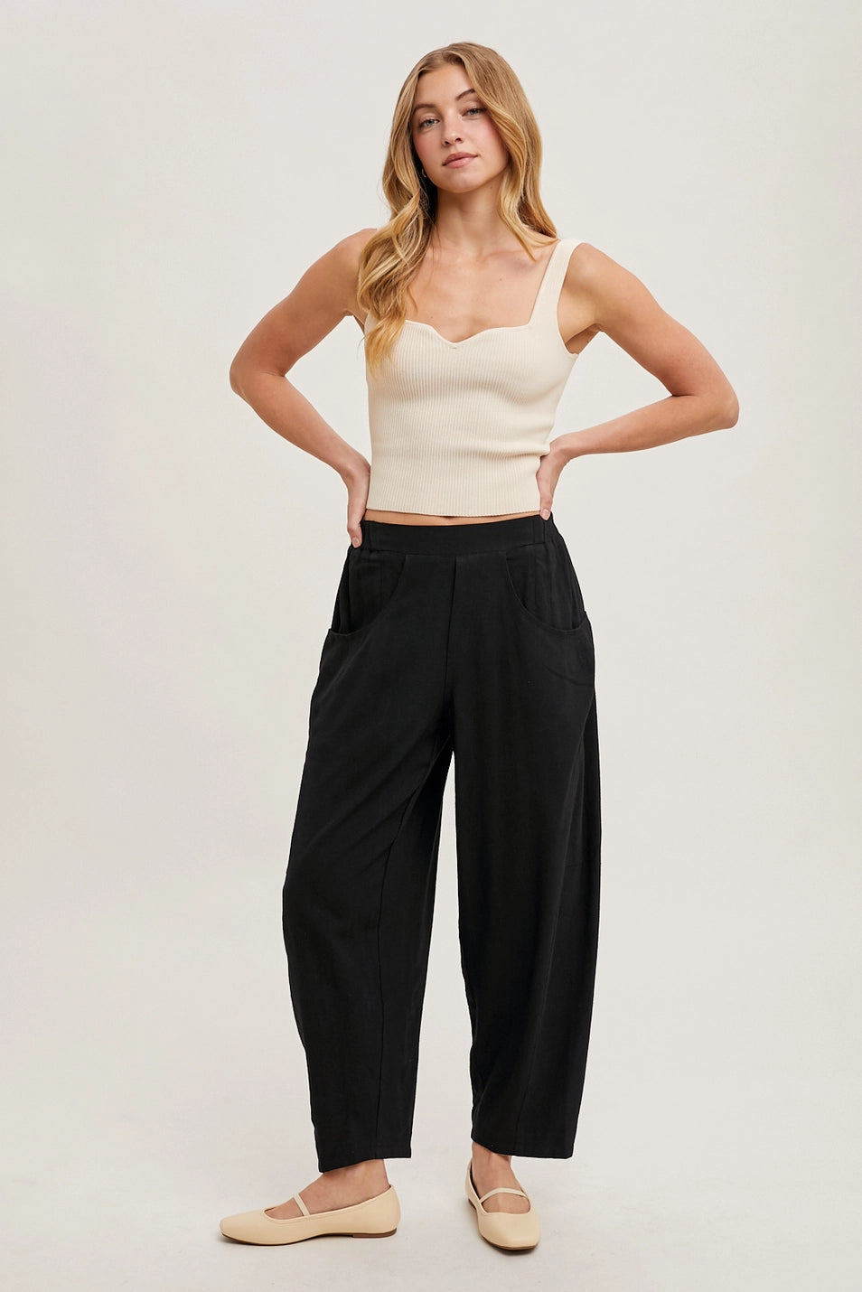 Bluivy - Relaxed Barrel Pants
