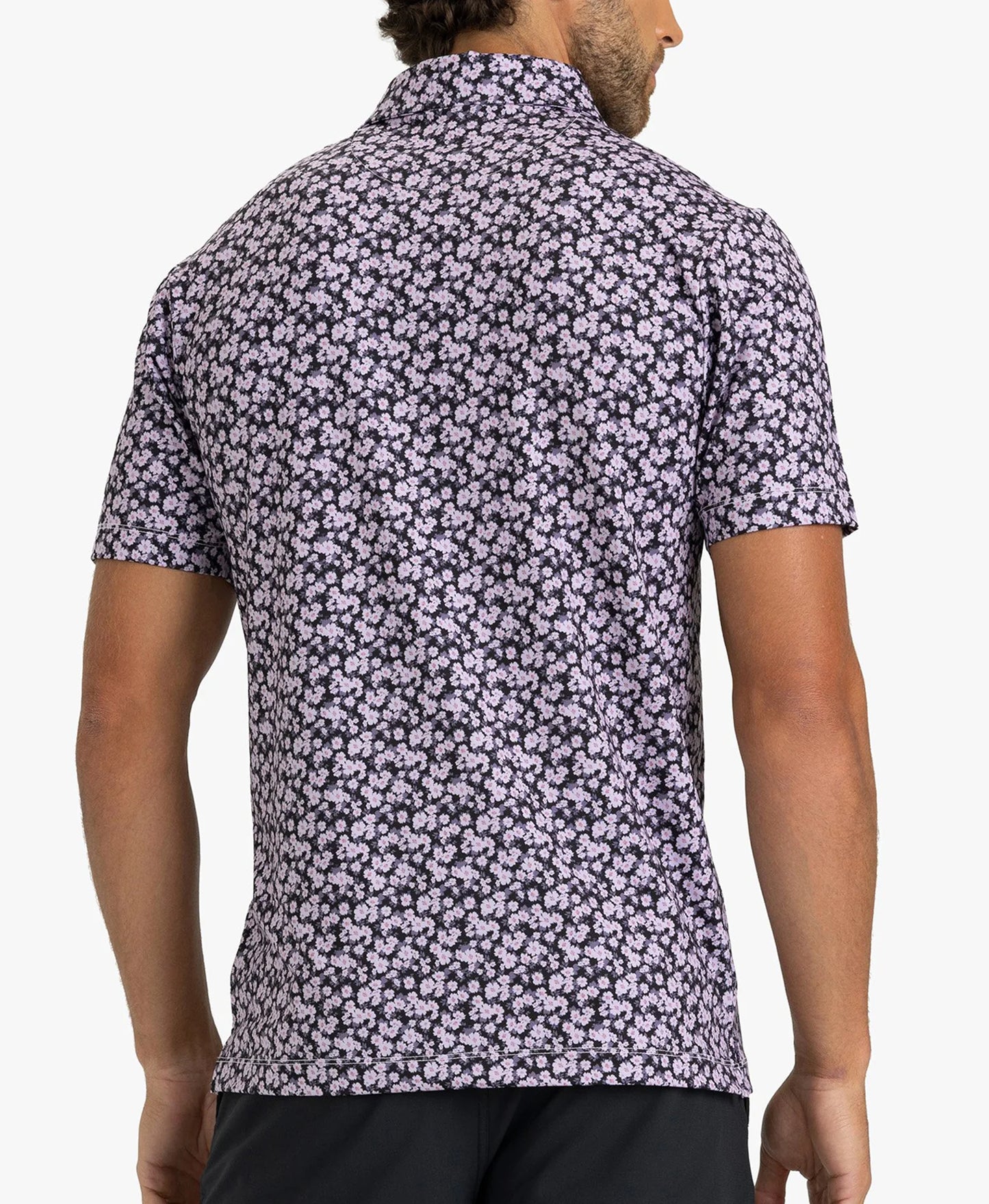 BAD BIRDIE - Garden Gala Purple Sage - Core Performance Polo
