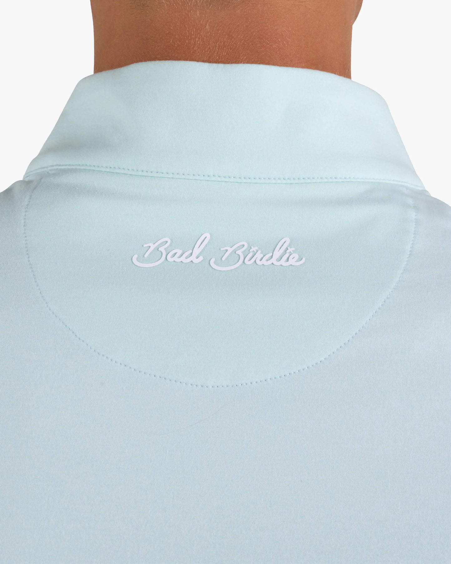 BAD BIRDIE - Velocity Quarterzip in Pale Blue