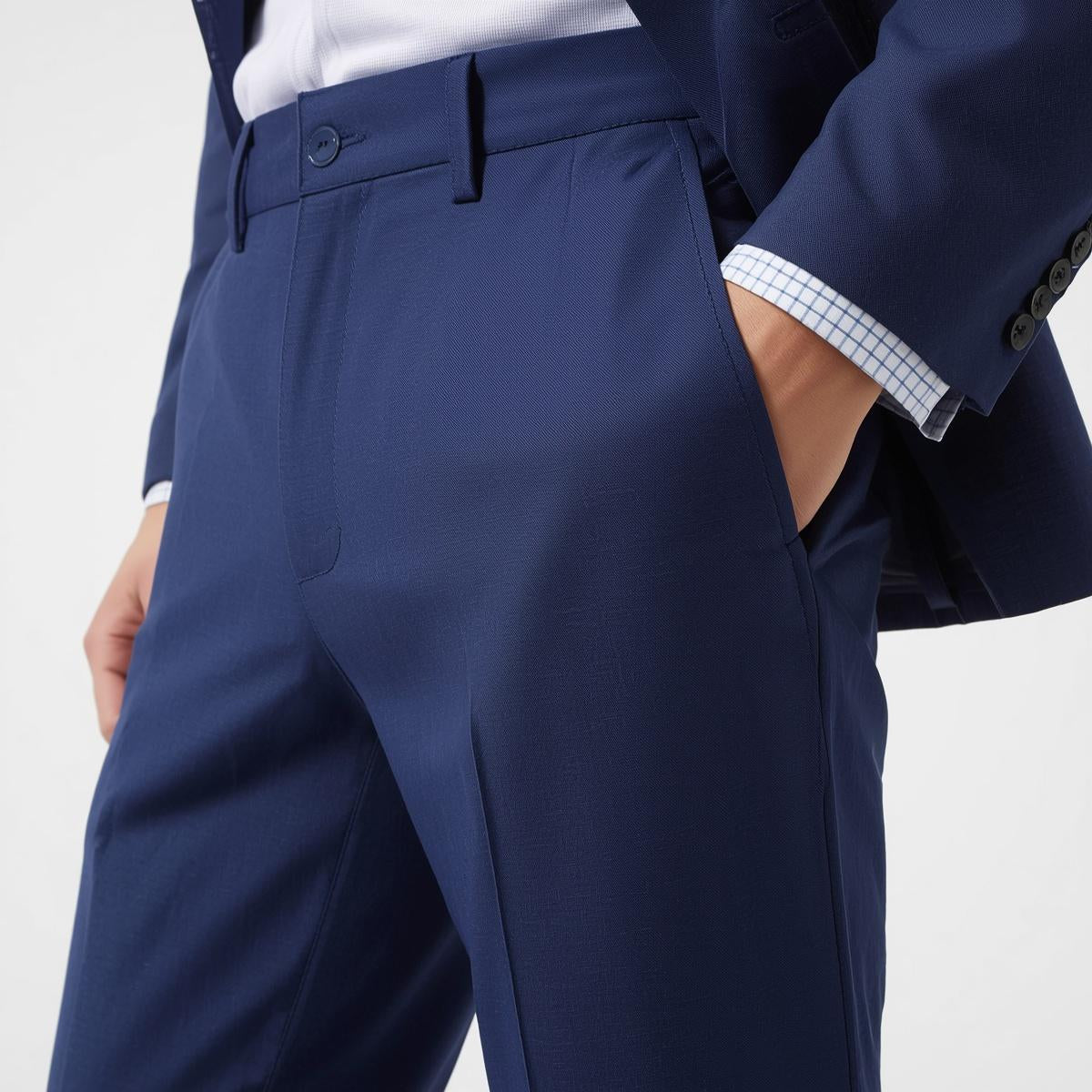 PAUL BETENLY - Roma Pants in Sapphire Blue