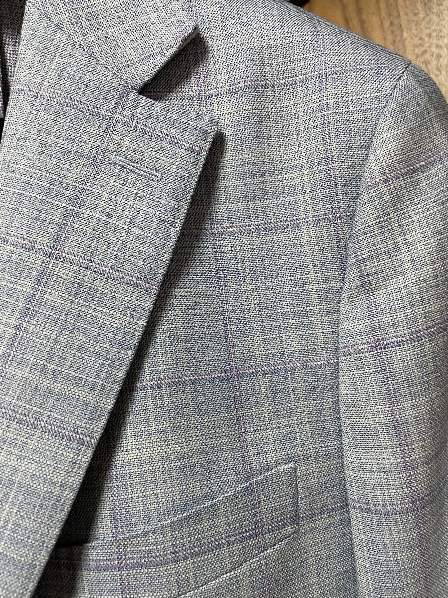 PAUL BETENLY - Kevin Blazer in Grey Pink Check