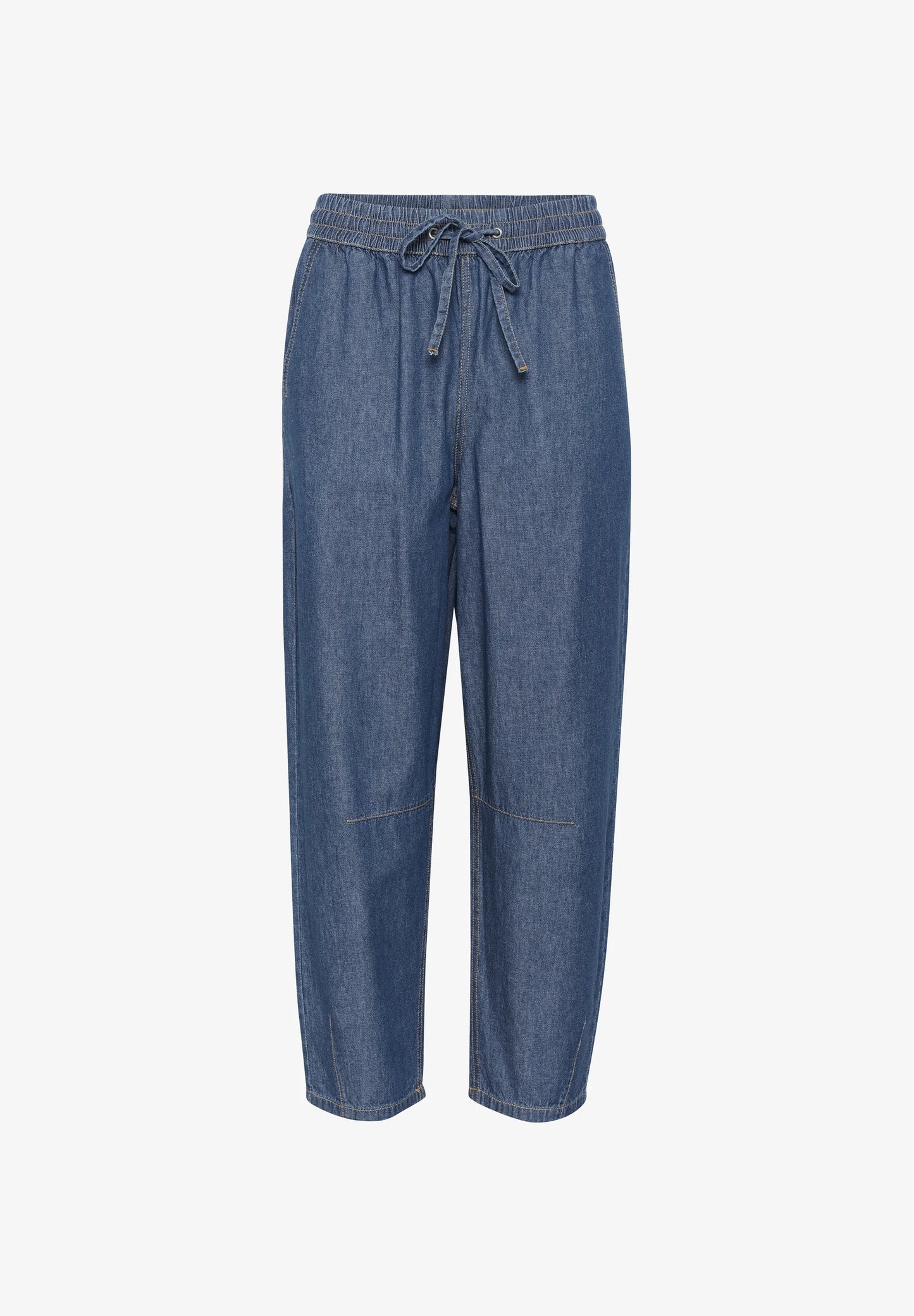 Kaffe - Luise Barrel Relaxed fit jeans - dark blue chambray