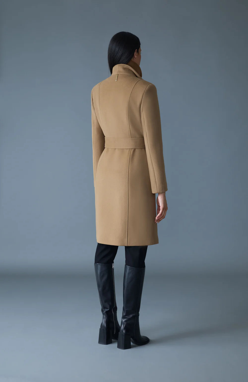 MACKAGE - NORITA 2-in-1 double face wool coat with sash