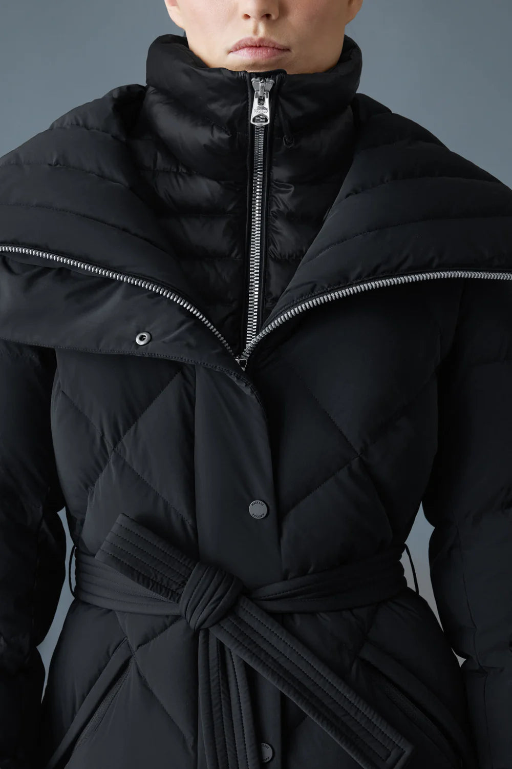 MACKAGE - LAURELLA 2-in-1 Light Down Belted Coat