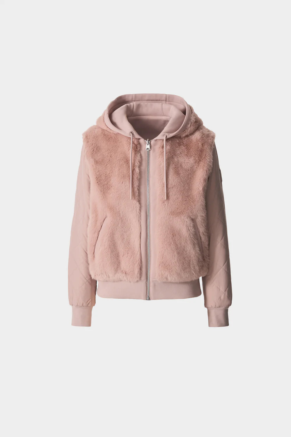 MACKAGE - GWENDAL Reversible Faux Fur Hooded Bomber