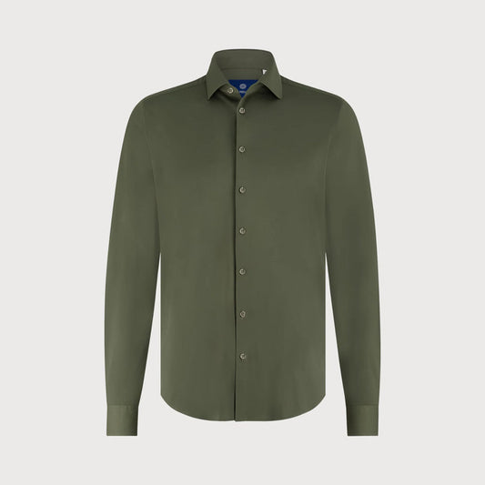 Blue Industry - Knit Stretch Shirt (Army)