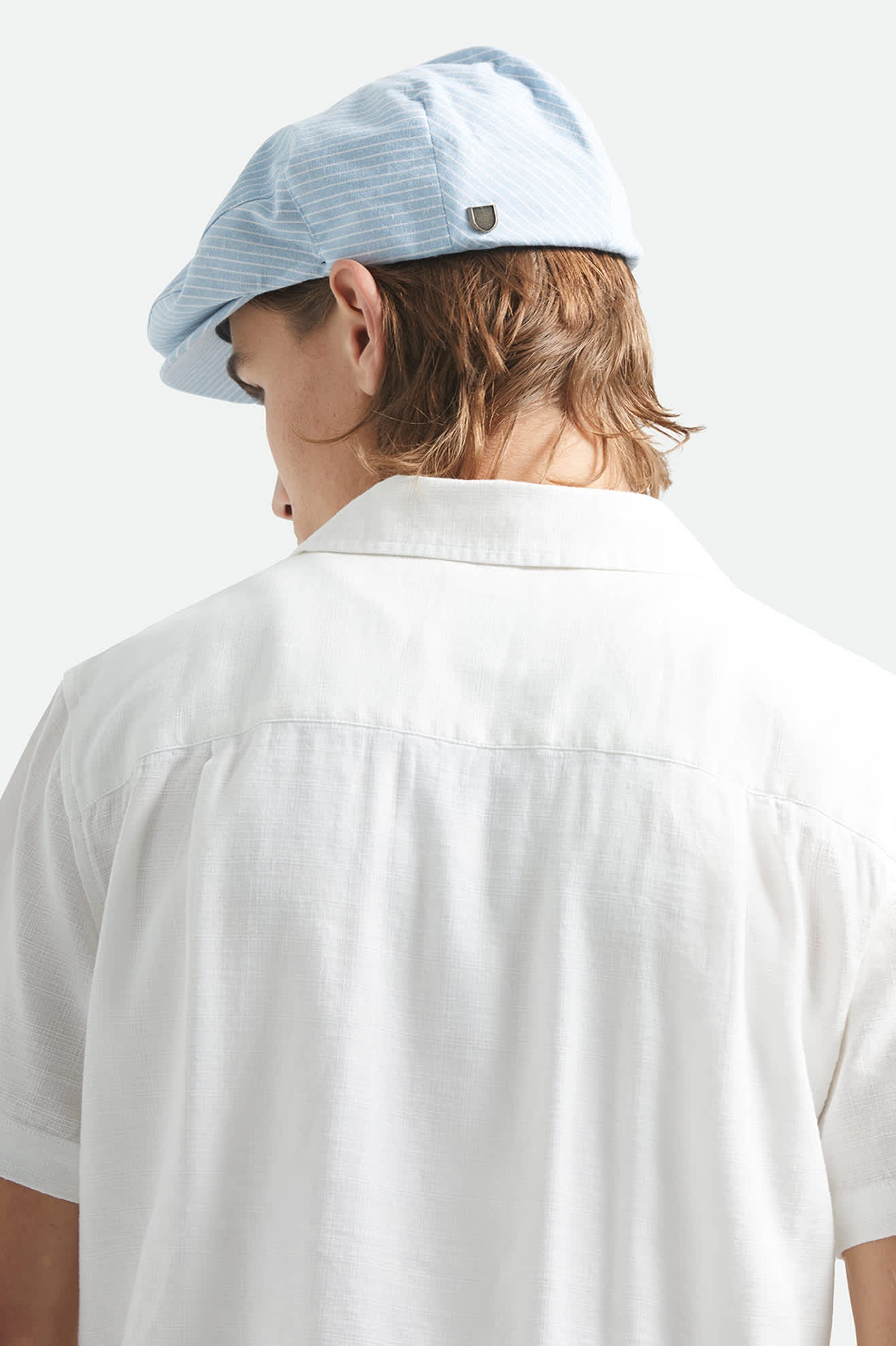 BRIXTON - Hooligan Snap Cap - Light Blue/White