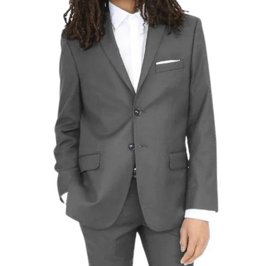 Tallia - Boys charcoal Slim Fit Suit
