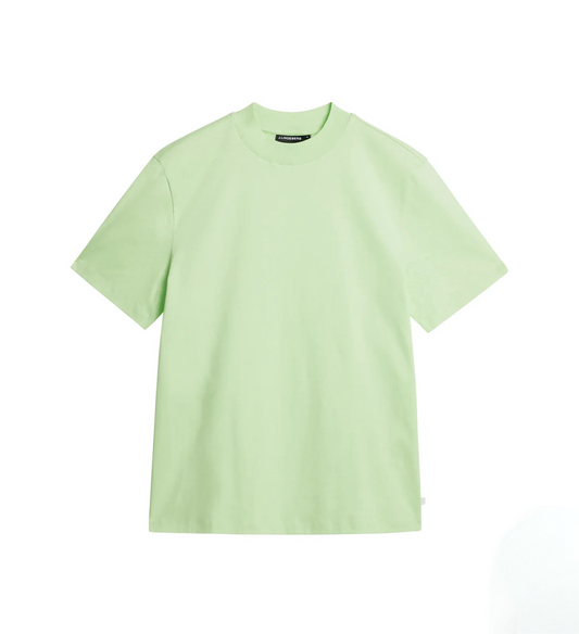 J.LINDEBERG - Ace Mock Neck T-Shirt in Green