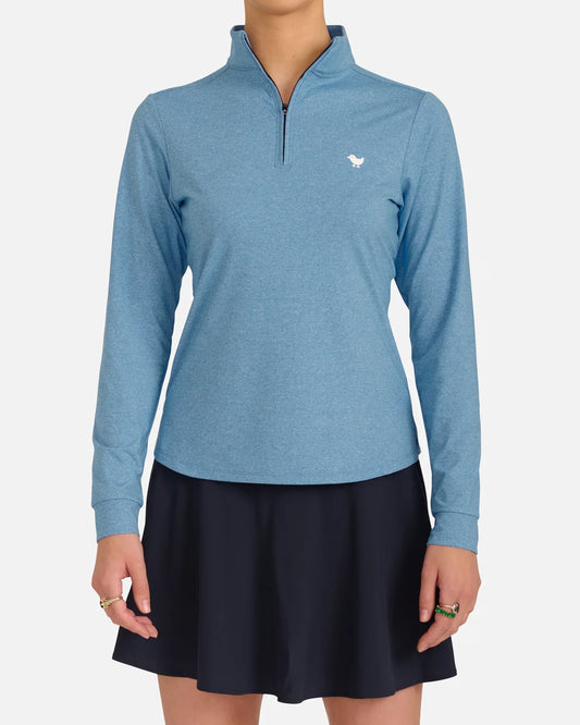 Bad Birdie - Directoire Blue Quarter Zip