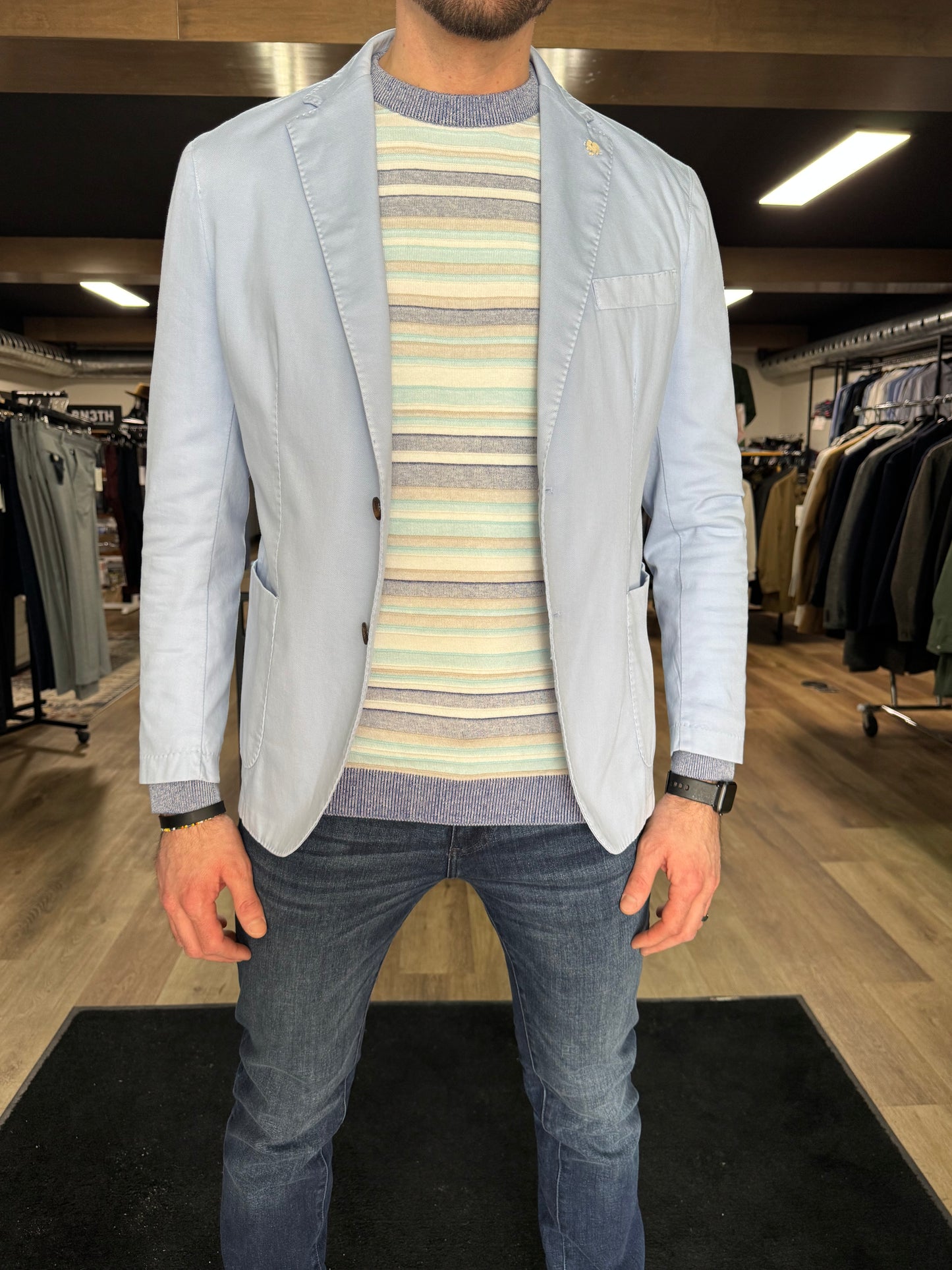 JERRY KEY - Blazer in Light Blue