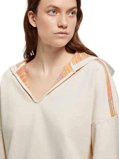 Scotch & Soda - Slouchy Fit Shoulder Detail Hoodie