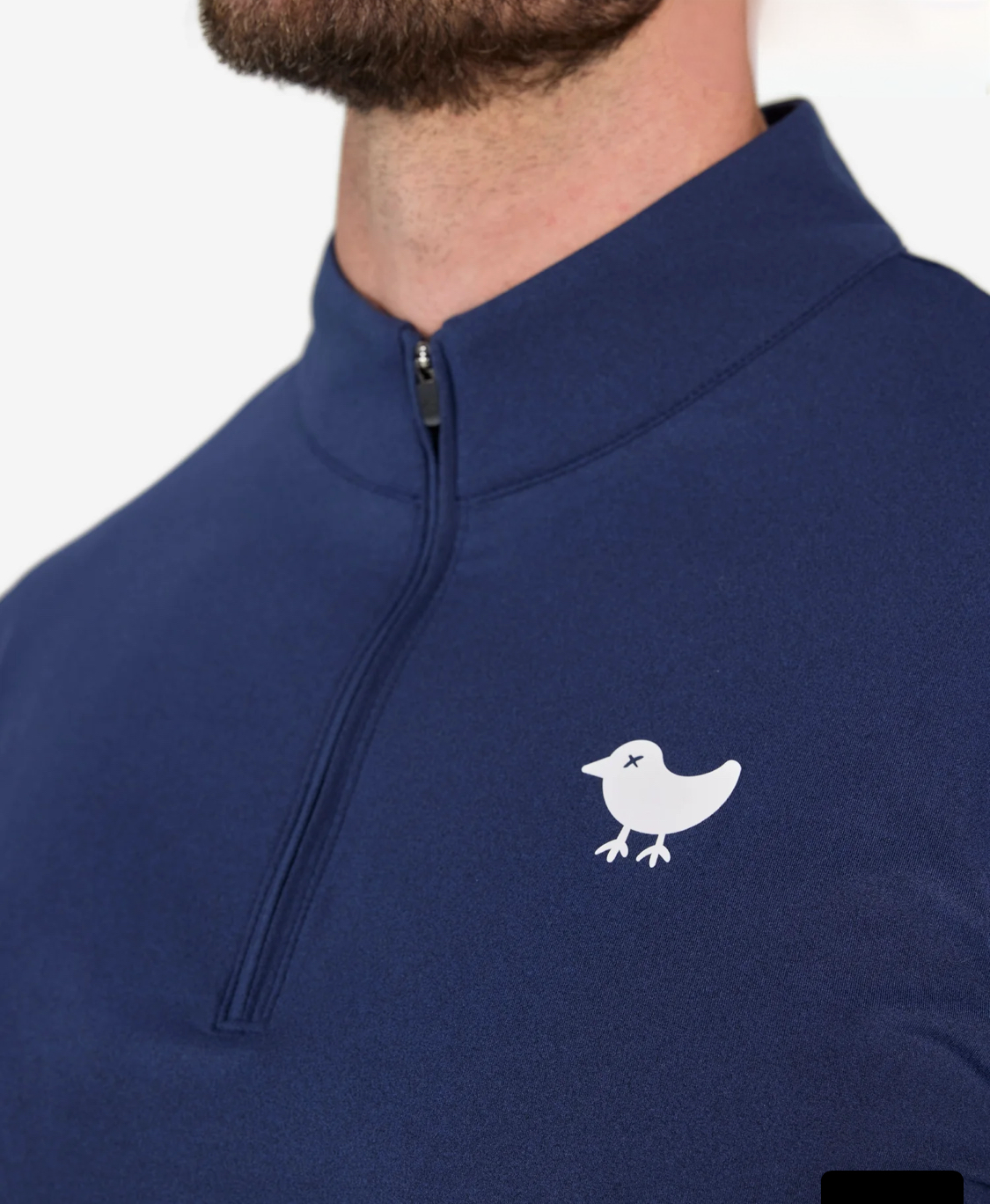 BAD BIRDIE - Navy Quarterzip