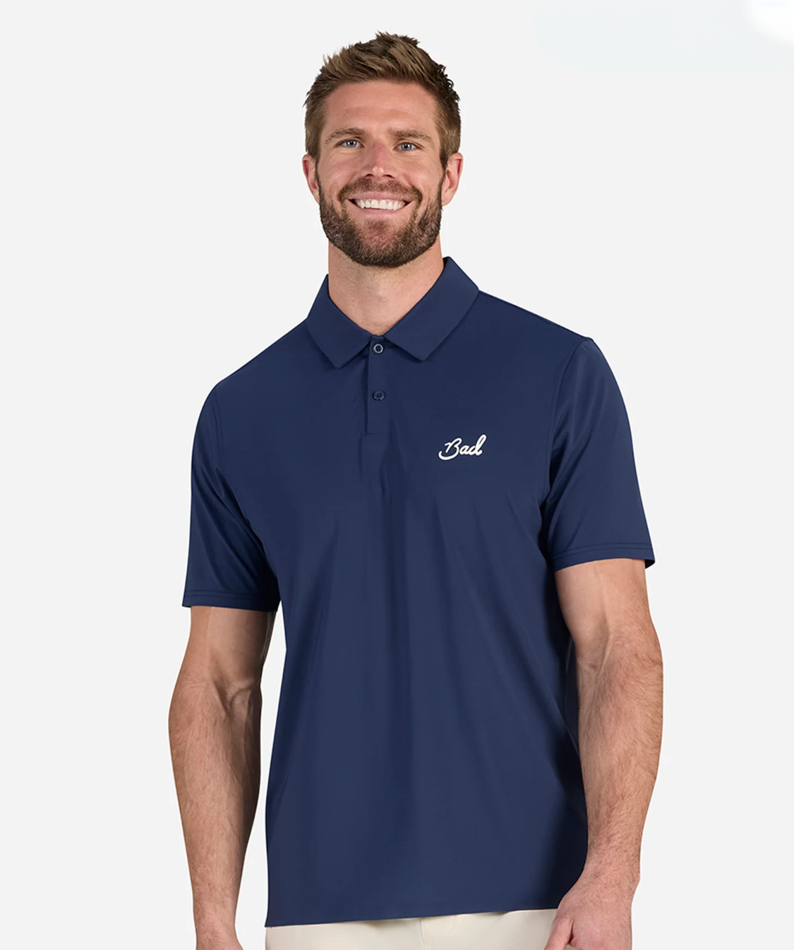 BAD BIRDIE - Cooling Polo in Navy
