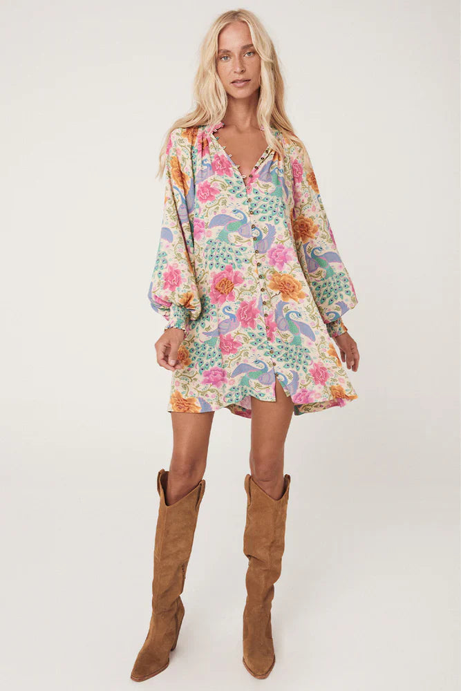 SPELL - Boheme Button Through Dress