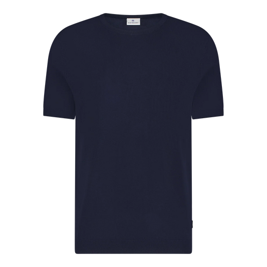 BLUE INDUSTRY - Luxe Knit T-Shirt in Navy