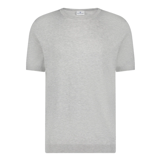 BLUE INDUSTRY - Luxe Knit T-Shirt in Grey