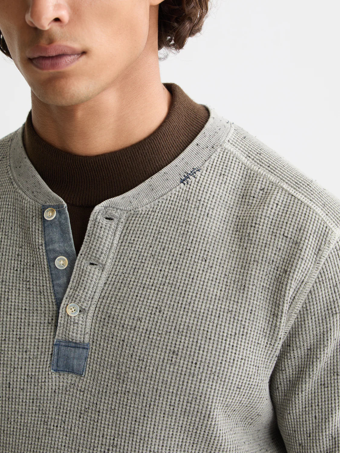 SCOTCH & SODA - Denim Washed Long Sleeve Henle