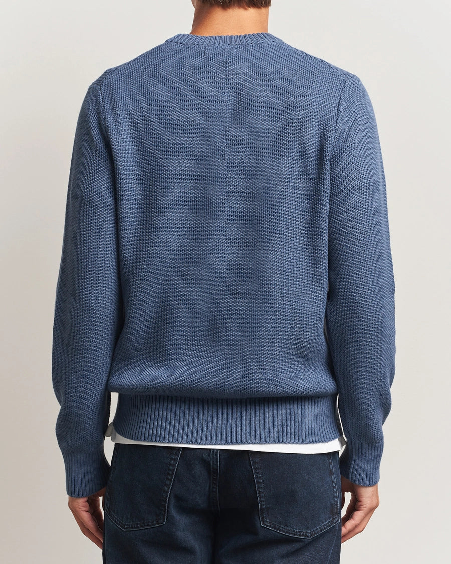 J.LINDEBERG - Oliver Structure Sweater in Vintage Indigo