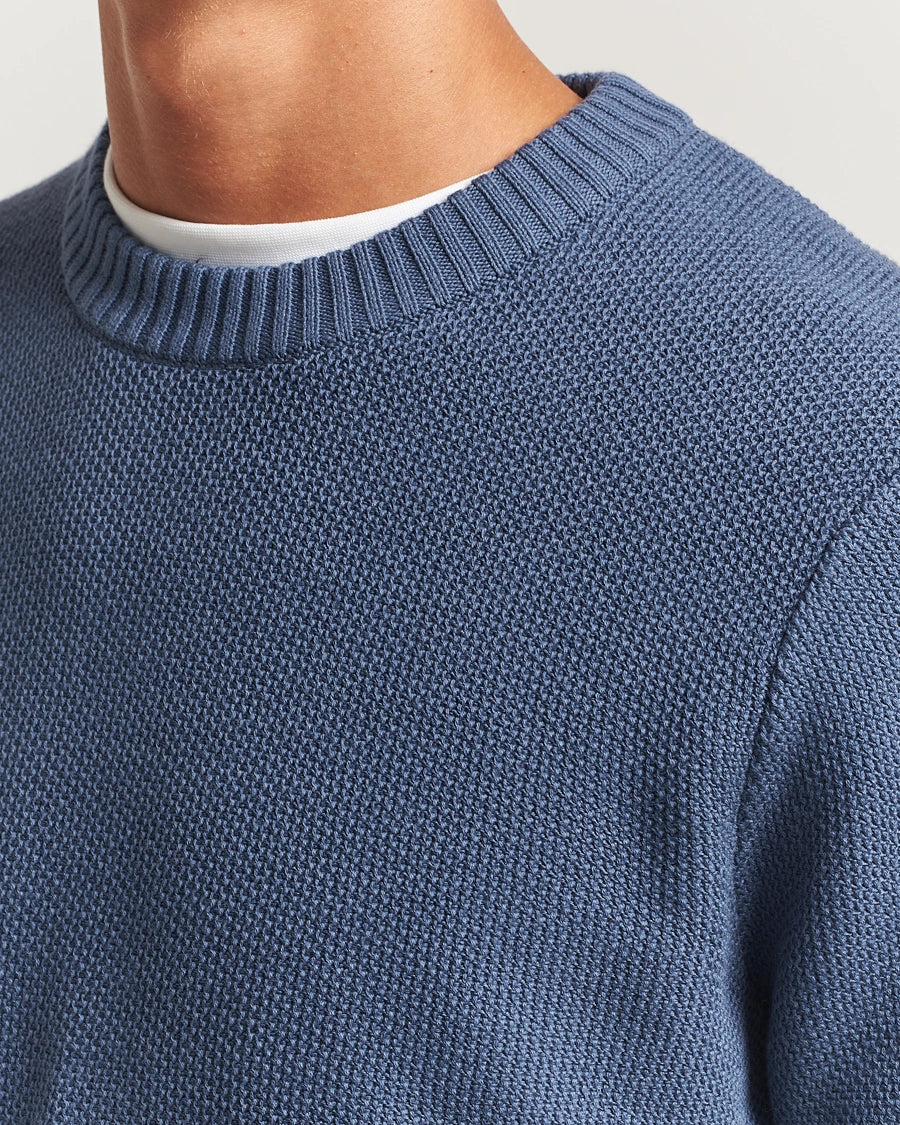 J.LINDEBERG - Oliver Structure Sweater in Vintage Indigo