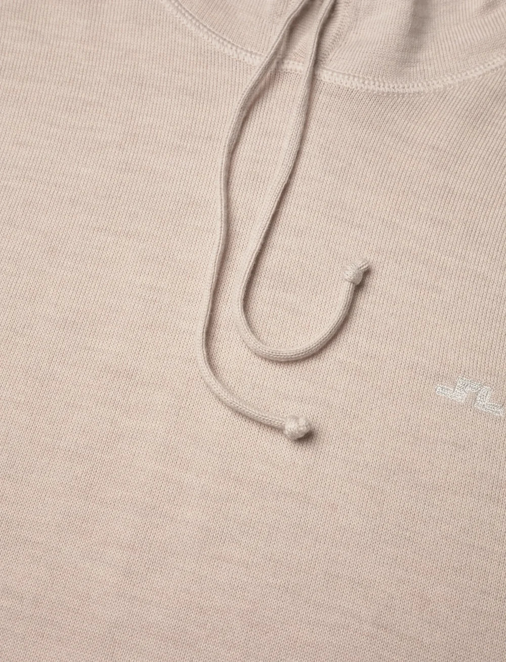 J.LINDEBERG - Karl Merino Hoodie in Moonbean Melange