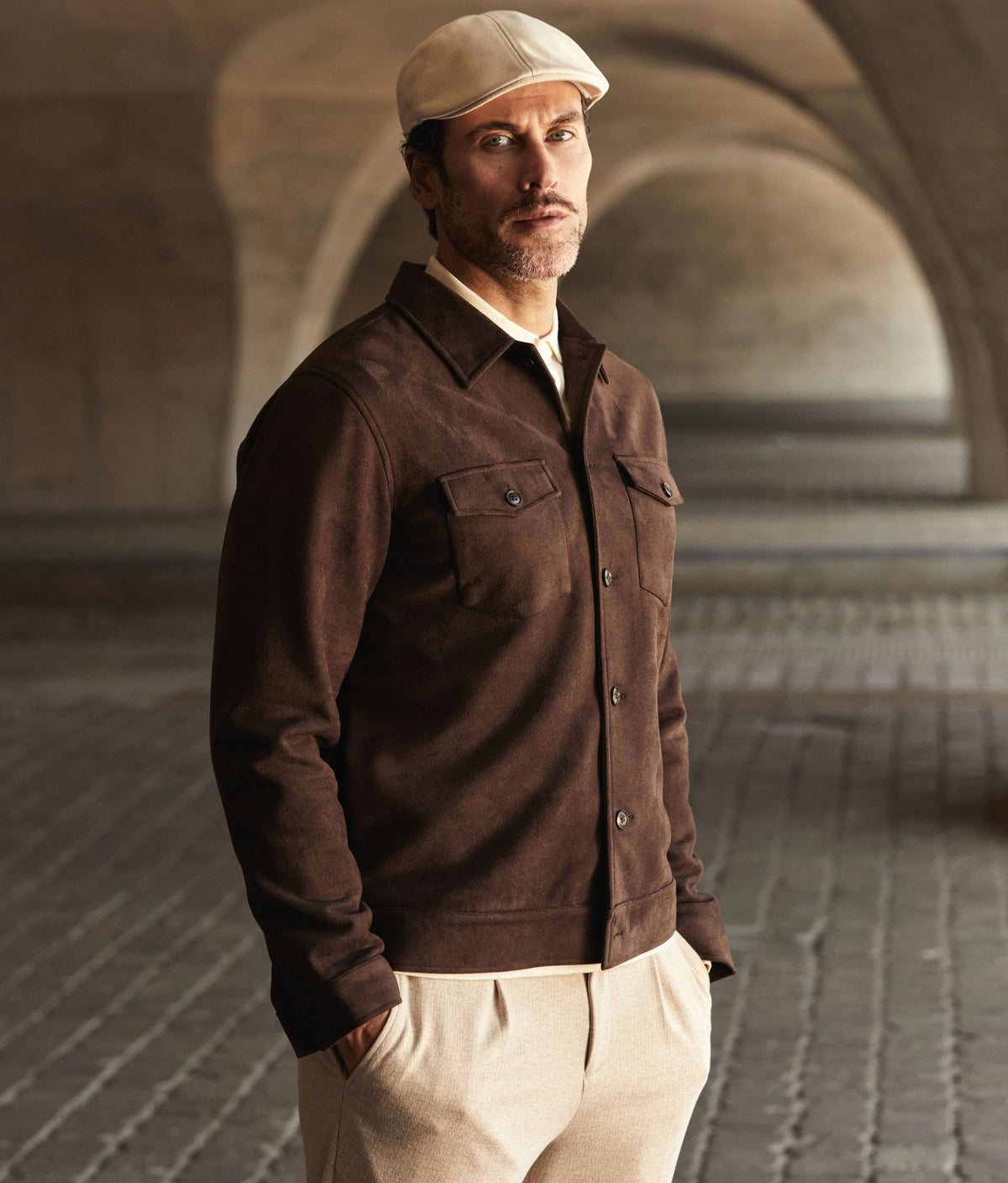 BLUE INDUSTRY - Milano Shirt Jacket in Brown