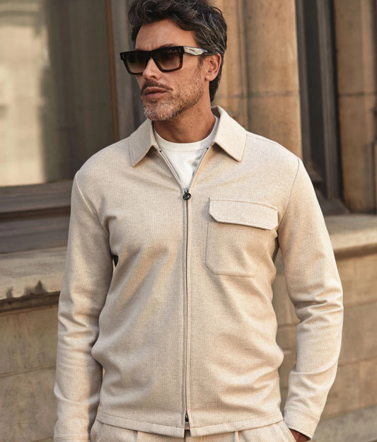 BLUE INDUSTRY - Elba Shirt Jacket in Sand