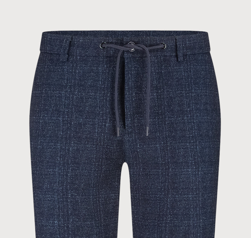 BLUE INDUSTRY - Jake Check Pant in Navy