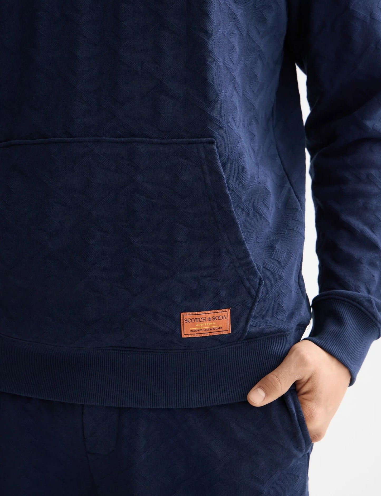 SCOTCH & SODA - Jacquard Terry Hoodie