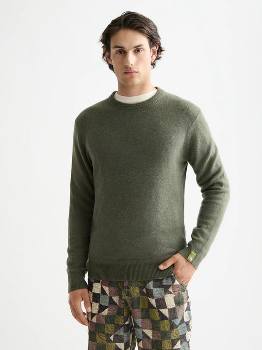 SCOTCH & SODA - Soft Knit Crew Neck in Thyme