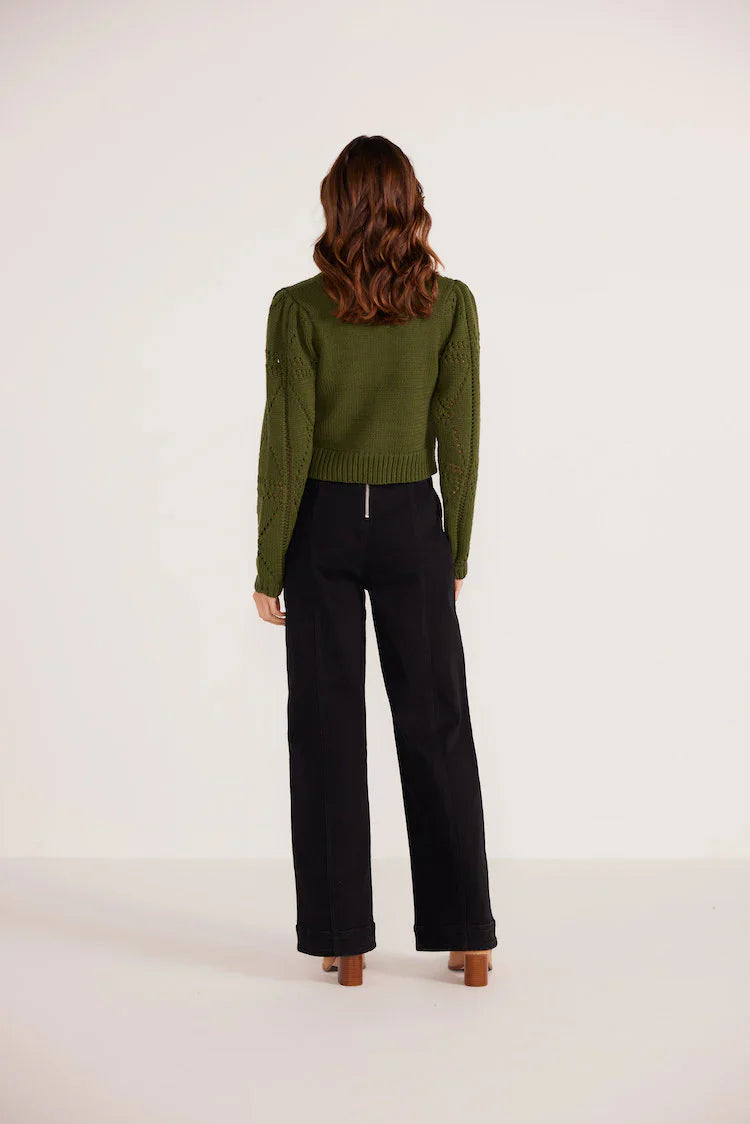 MINKPINK - Sally Pointelle Knit Jumper