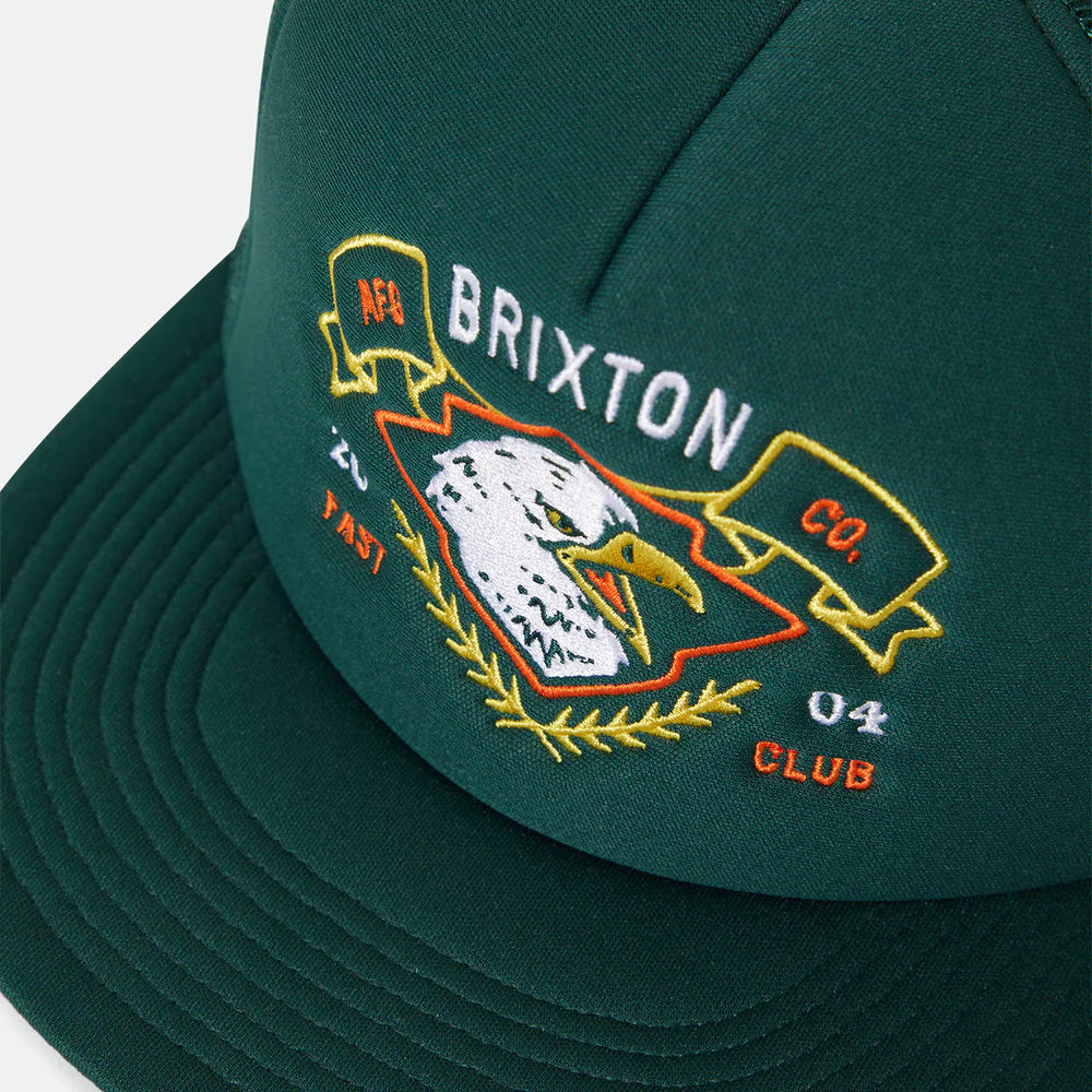 BRIXTON - Ruckett NP Trucker Hat in Night Sage
