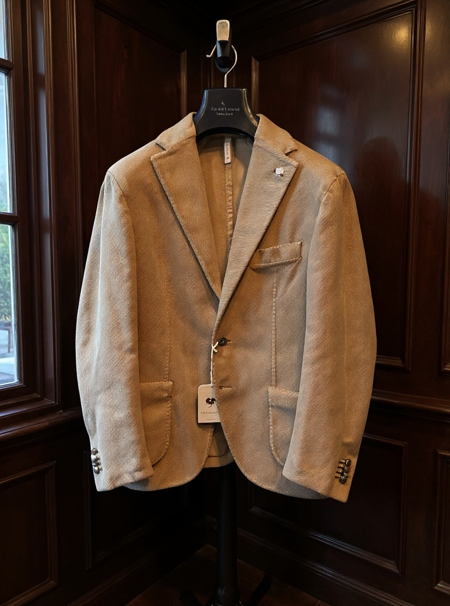 JERRY KEY - SB Notch Velveto Cut Blazer