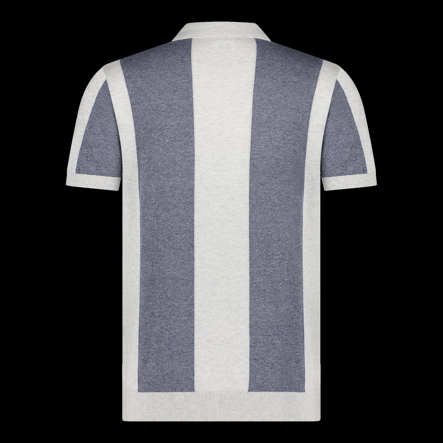 BLUE INDUSTRY - Knit Button Down Polo in Indigo