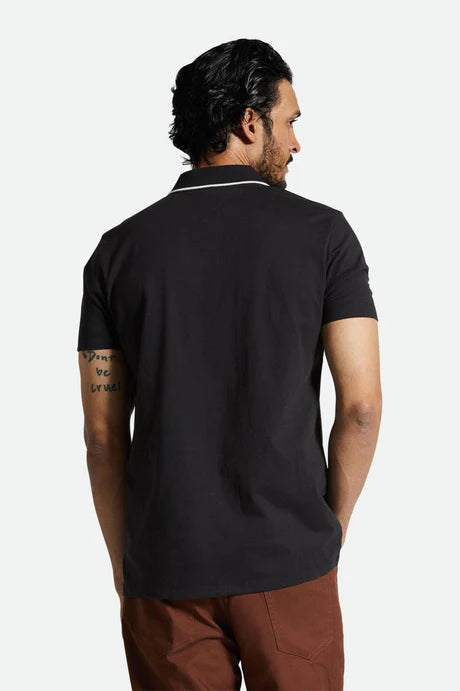 BRIXTON - Mod Flex S/S Polo in Black