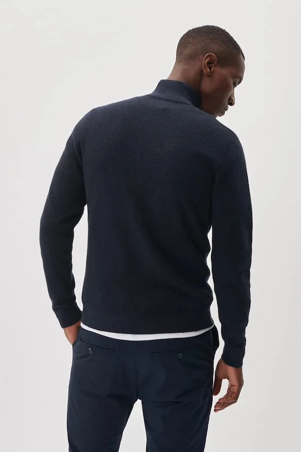 MATINIQUE - Lagoon Z Quarter Zip in Dark Navy