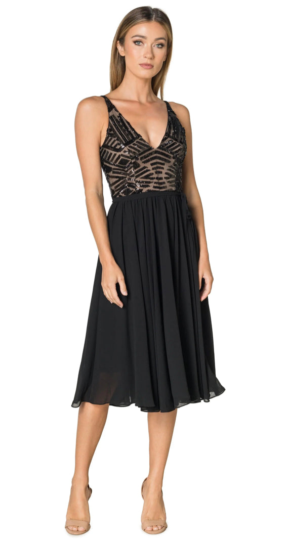 alicia dress the population Dress The Population Alicia Mixed Media Midi Dress Sz L $198 *877 plum