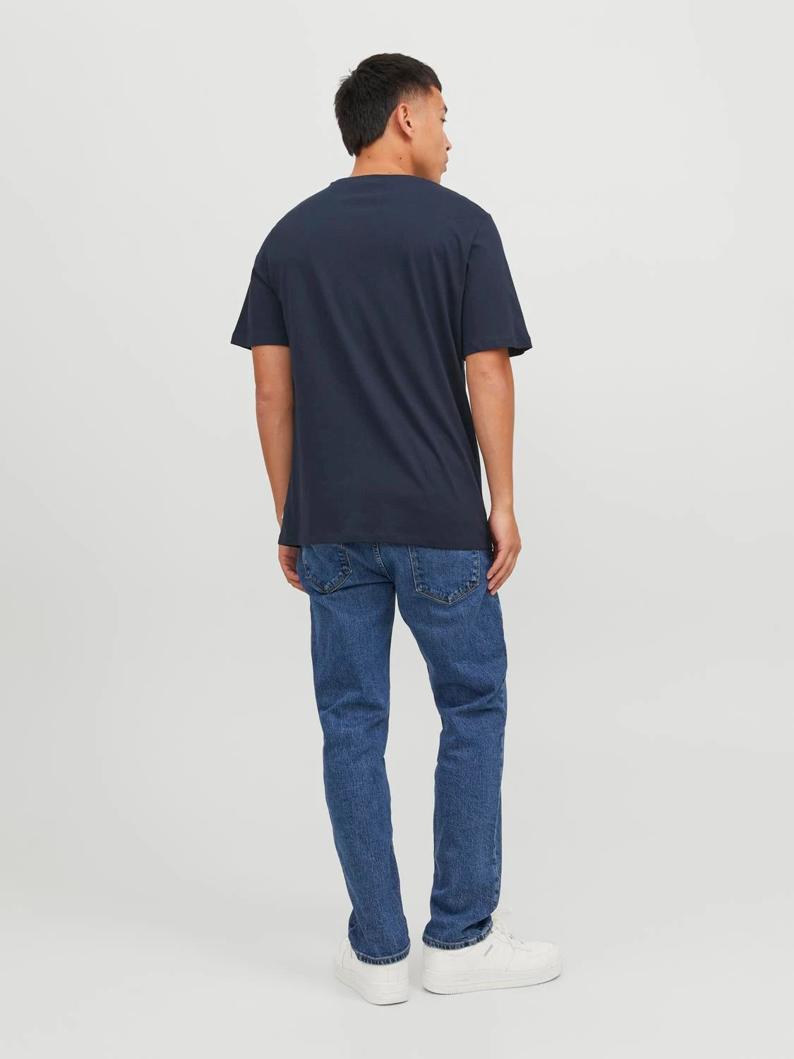 JACK & JONES - Organic Tee in Navy Blazer