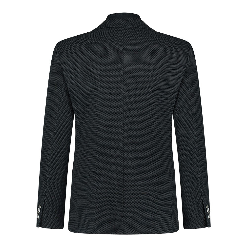 BLUE INDUSTRY - Patch Pocket Jersey Blazer with Inlay - Navy