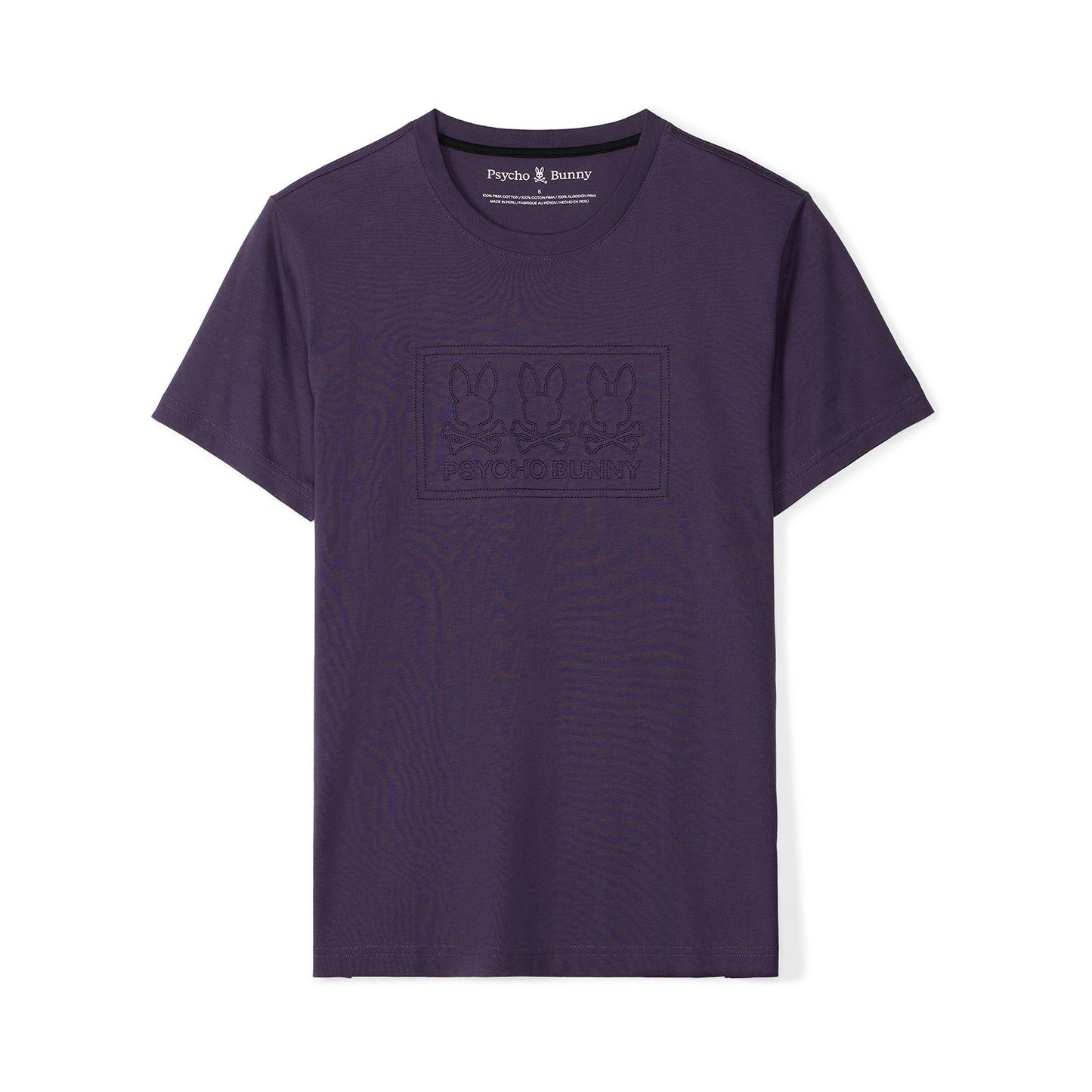 PSYCHO BUNNY - Tacoma Graphic Tee in Purple Velvet