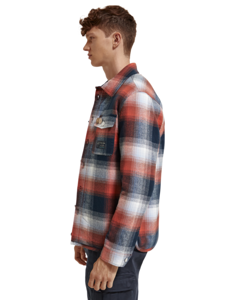 SCOTCH & SODA - Teddy Lined Checked Overshirt