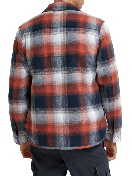 SCOTCH & SODA - Teddy Lined Checked Overshirt