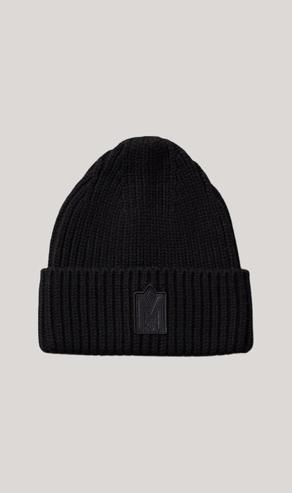 MACKAGE - Jude M - Merino Rib Knit Toque with Tonal Patch