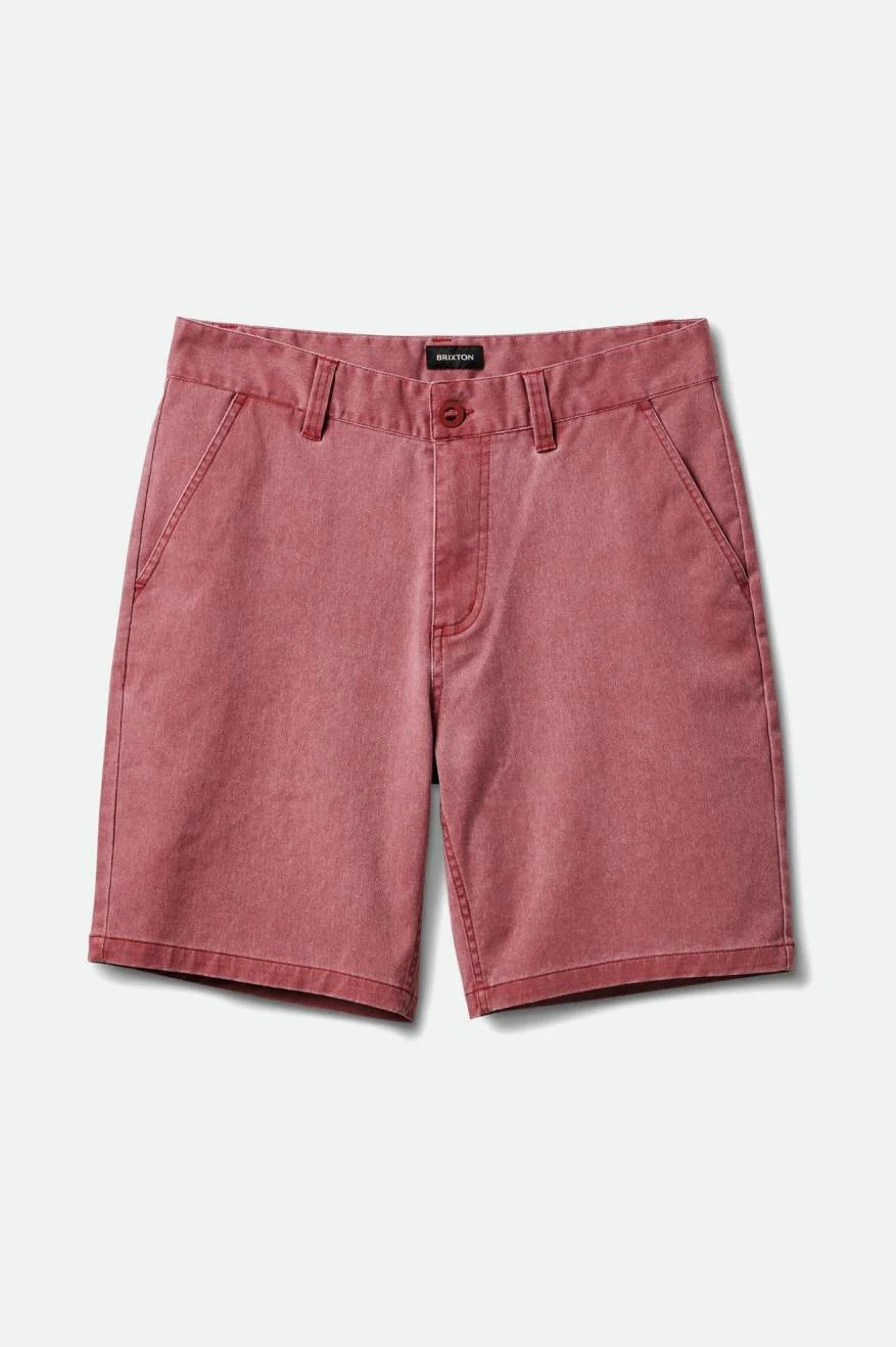 BRIXTON - Choice Chino Short 9" Vintage Wash