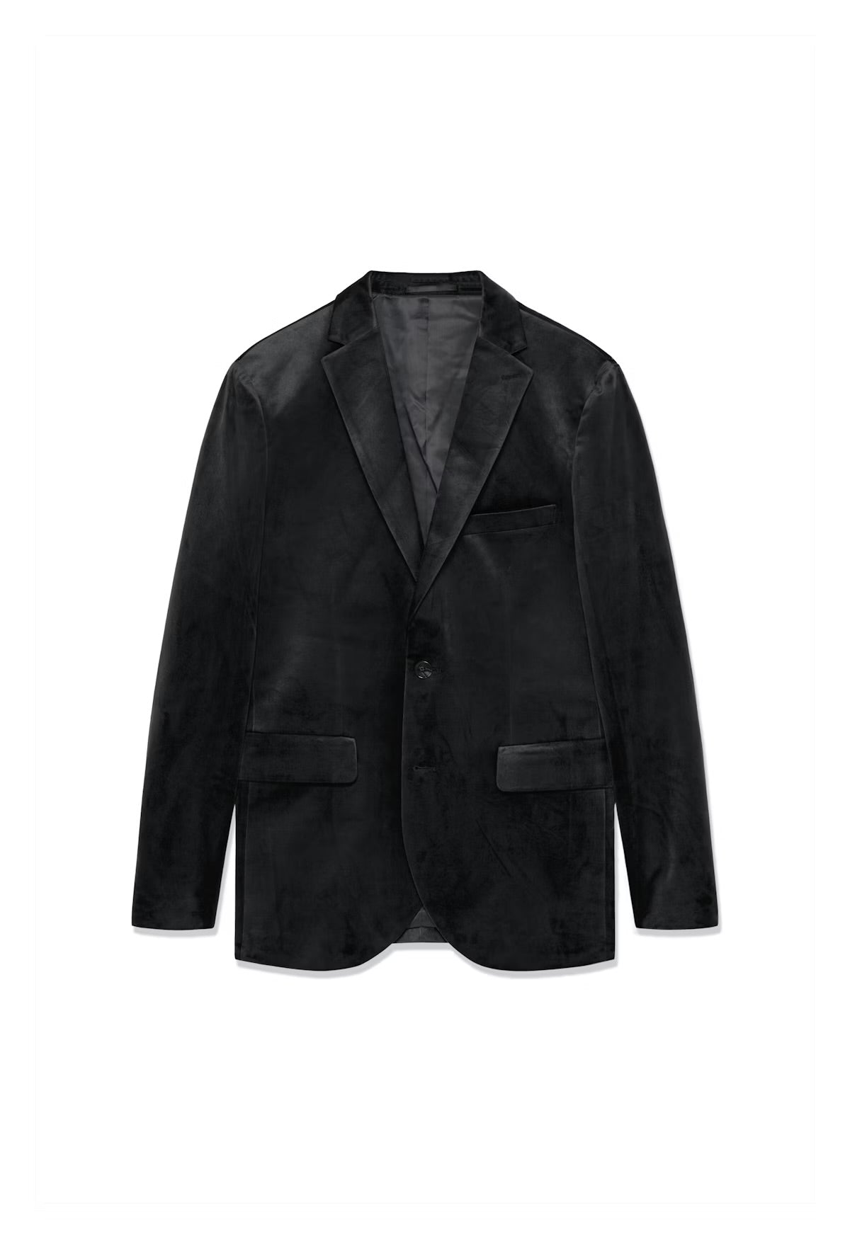 MATINIQUE - George Velvet Blazer in Black