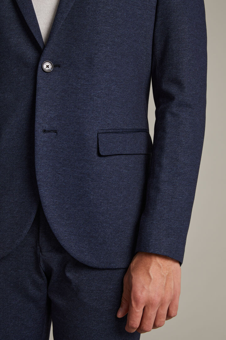 MATINIQUE - George Jersey Blazer - Dark Navy