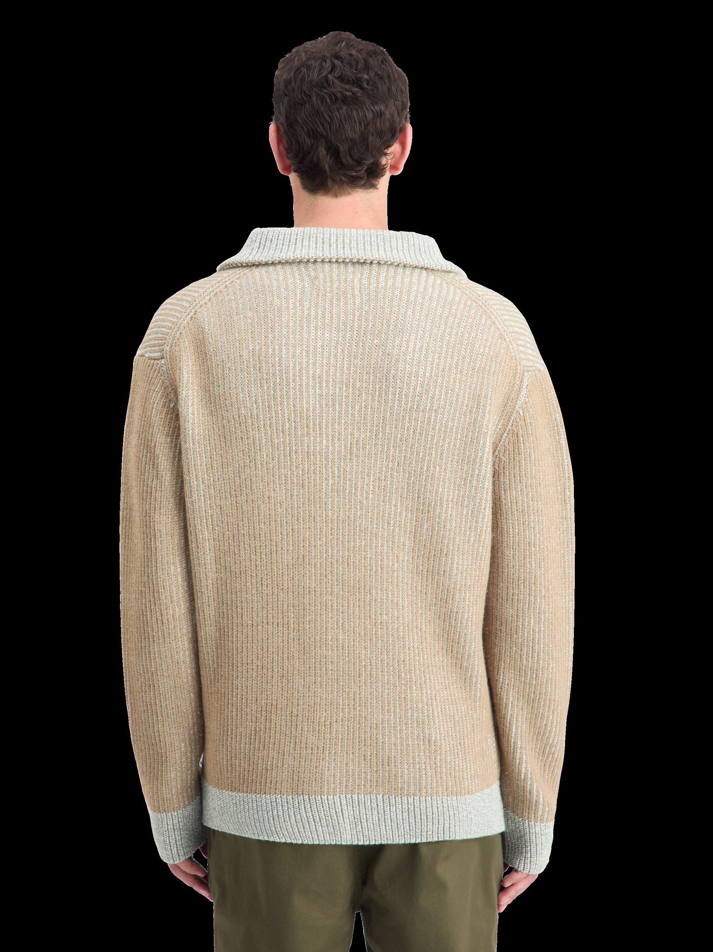 SCOTCH & SODA - Zip Troyer Alpaca Wool Blend Sweater